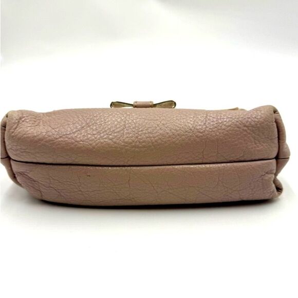 Authentic Chloe Mini Taupe Leather 2way Lily Bow Handbag Neutrals - Picture 4 of 12